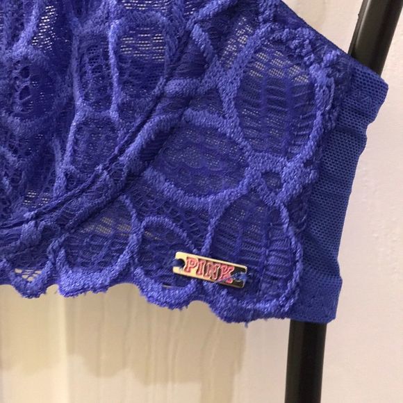 💖 PINK Victoria Secret Underwire Unlined Bra 32B BNWT - Picture 3 of 7